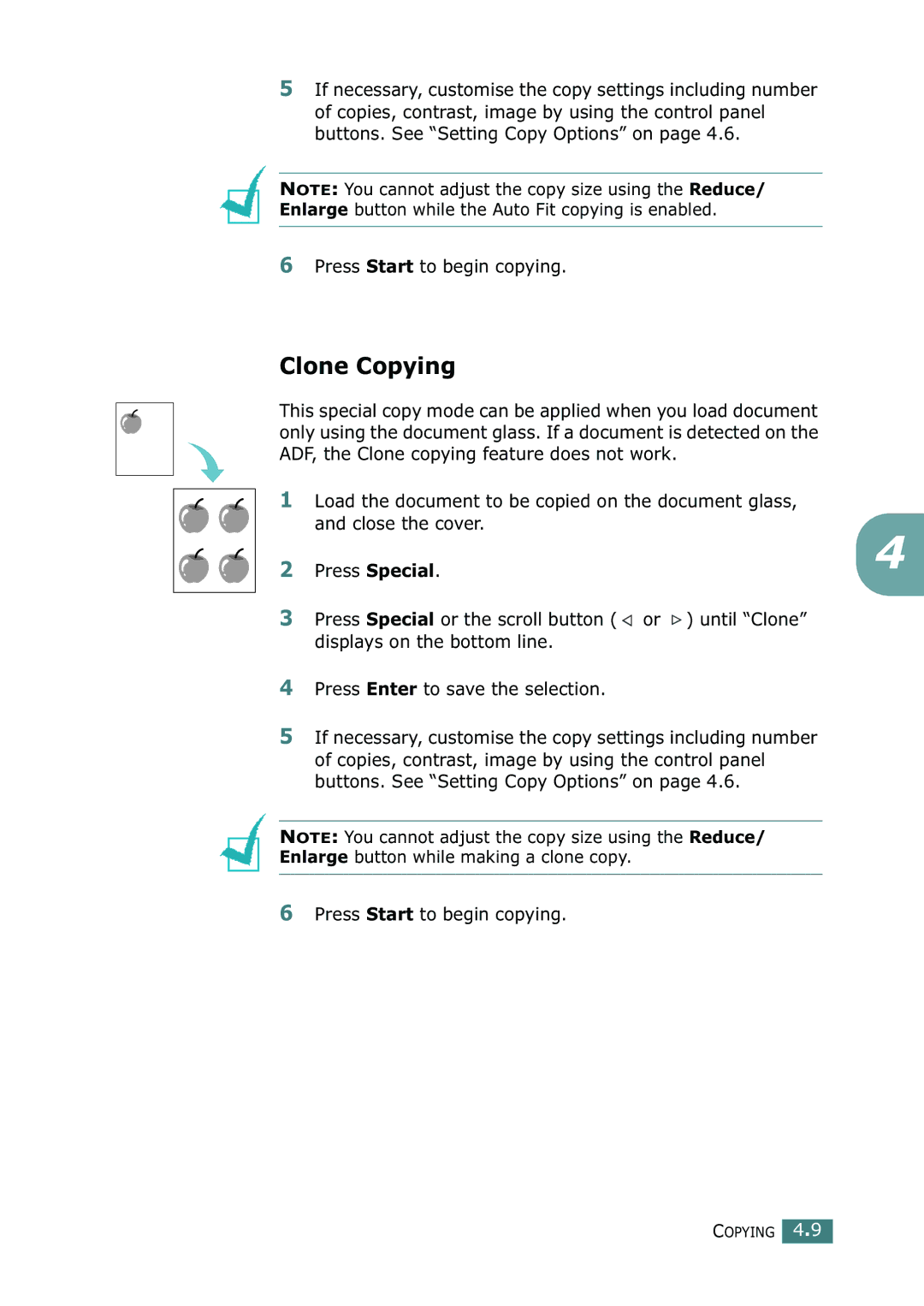 Ricoh 4016 Series manual Clone Copying 