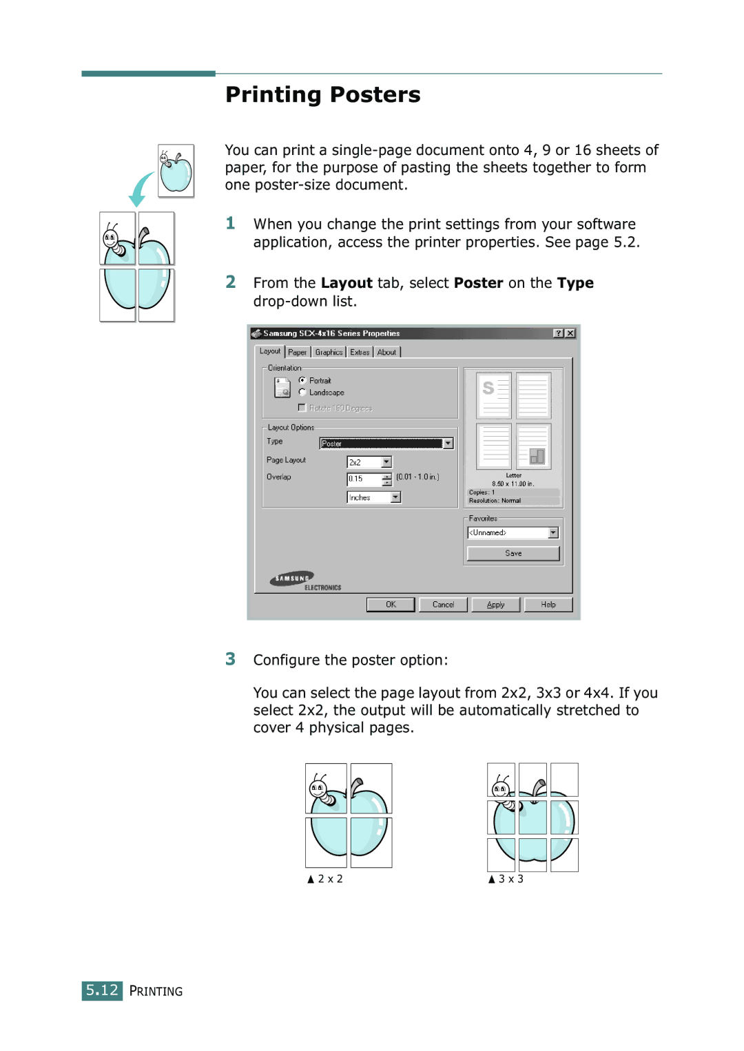 Ricoh 4016 Series manual Printing Posters 