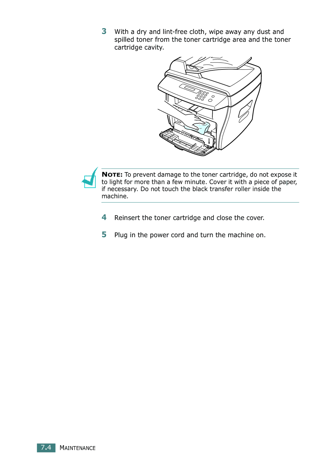 Ricoh 4016 Series manual Maintenance 