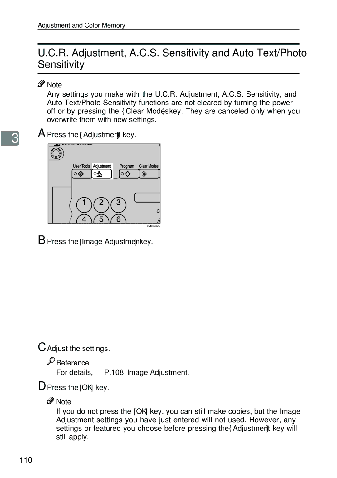 Ricoh 4506 operating instructions 110 