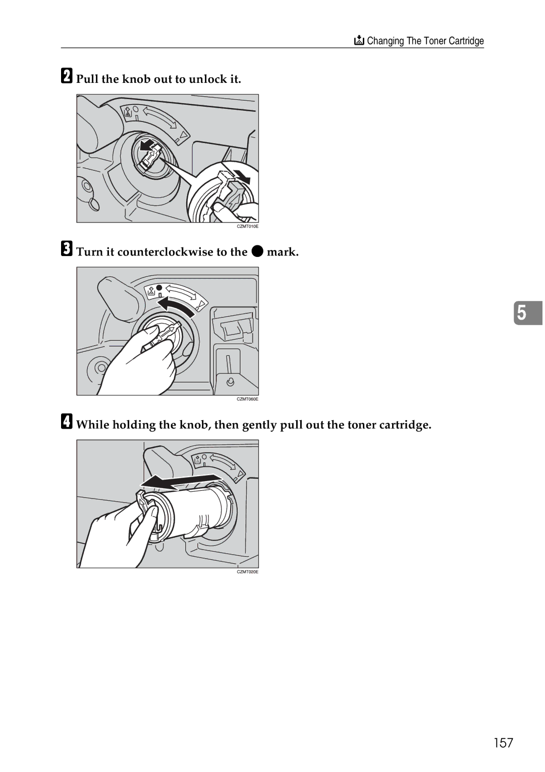 Ricoh 4506 operating instructions 157 