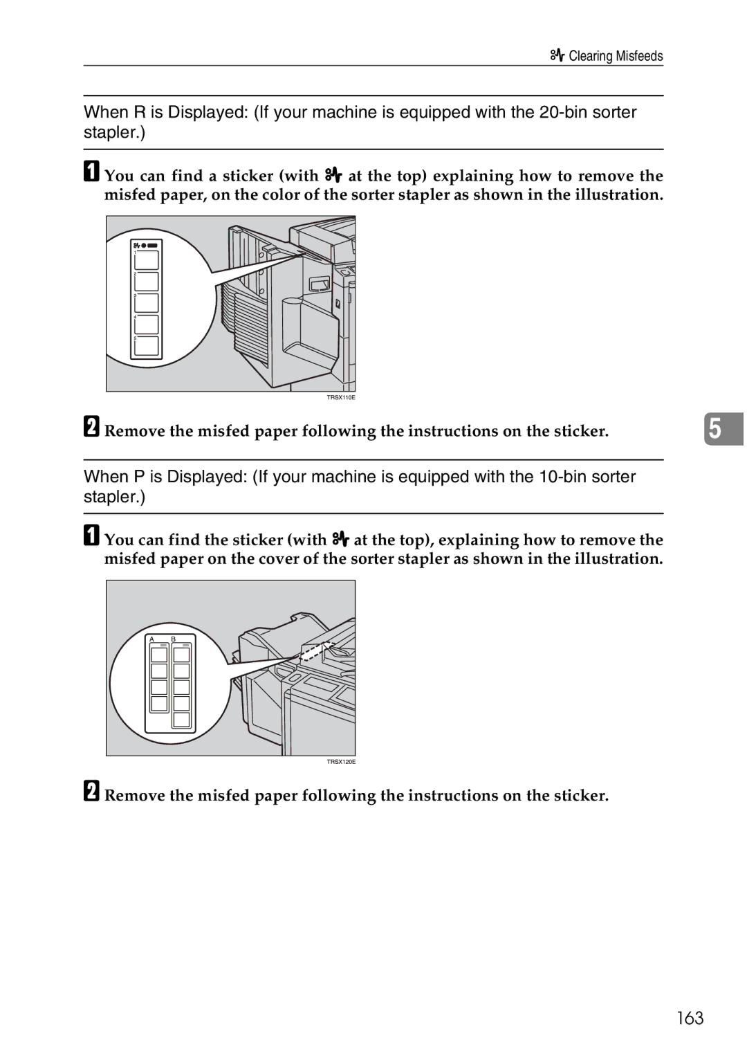 Ricoh 4506 operating instructions 163 