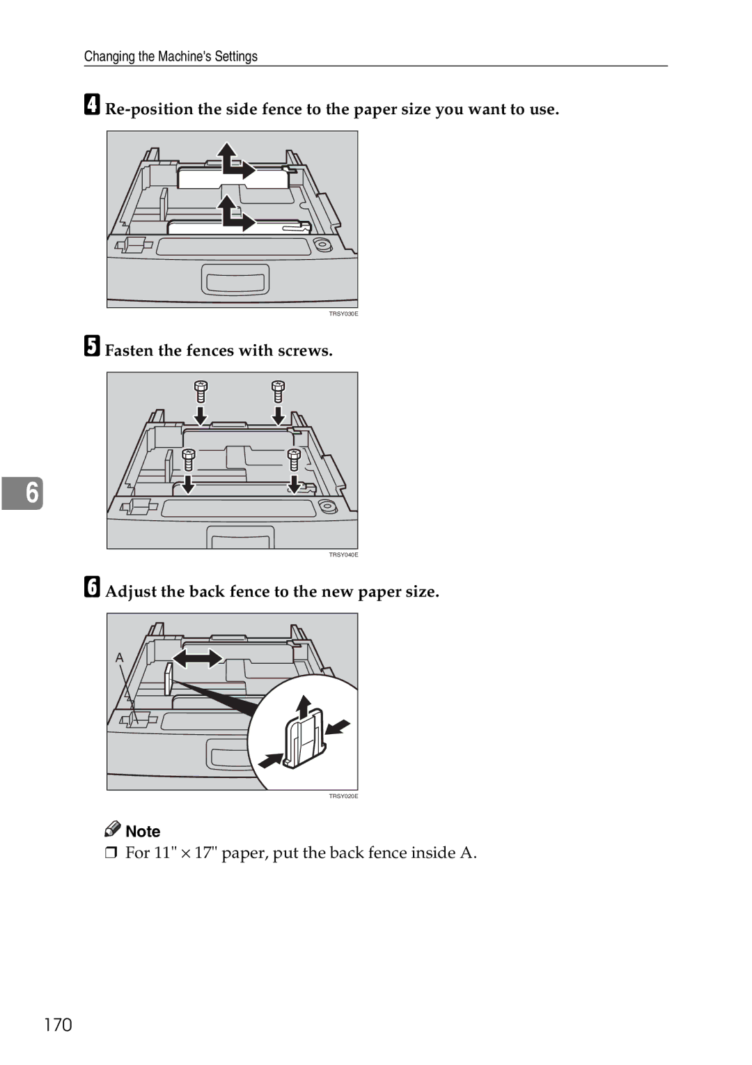 Ricoh 4506 operating instructions 170 