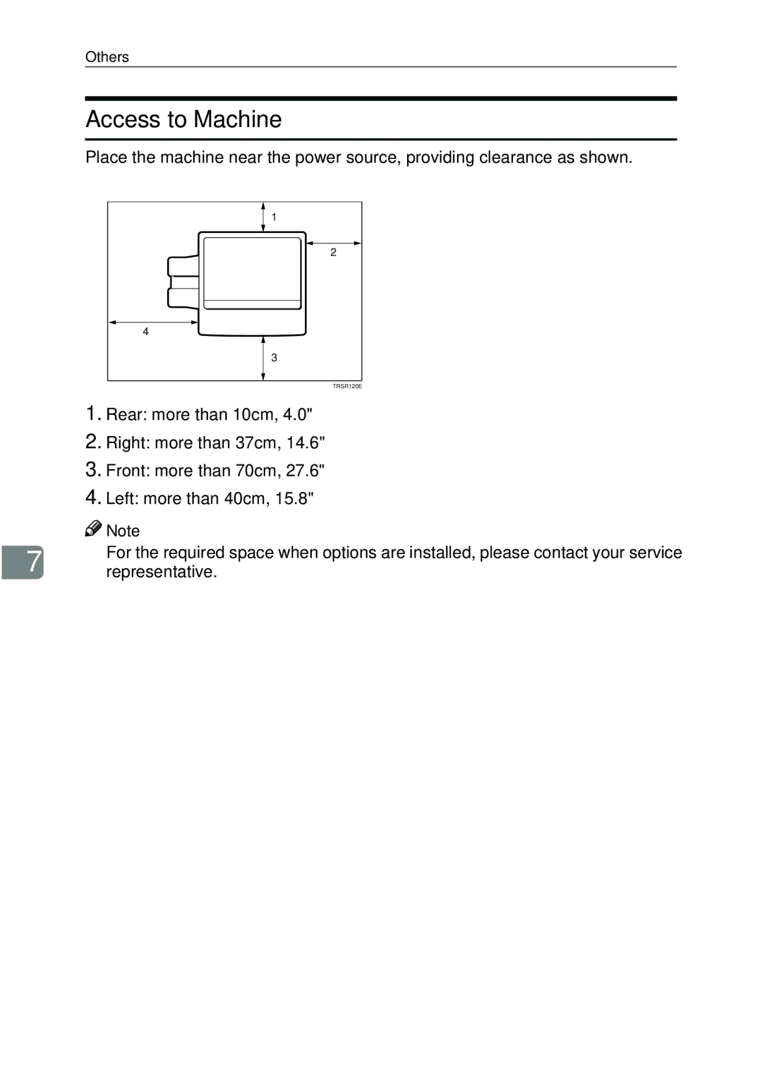 Ricoh 4506 operating instructions Access to Machine, 190 