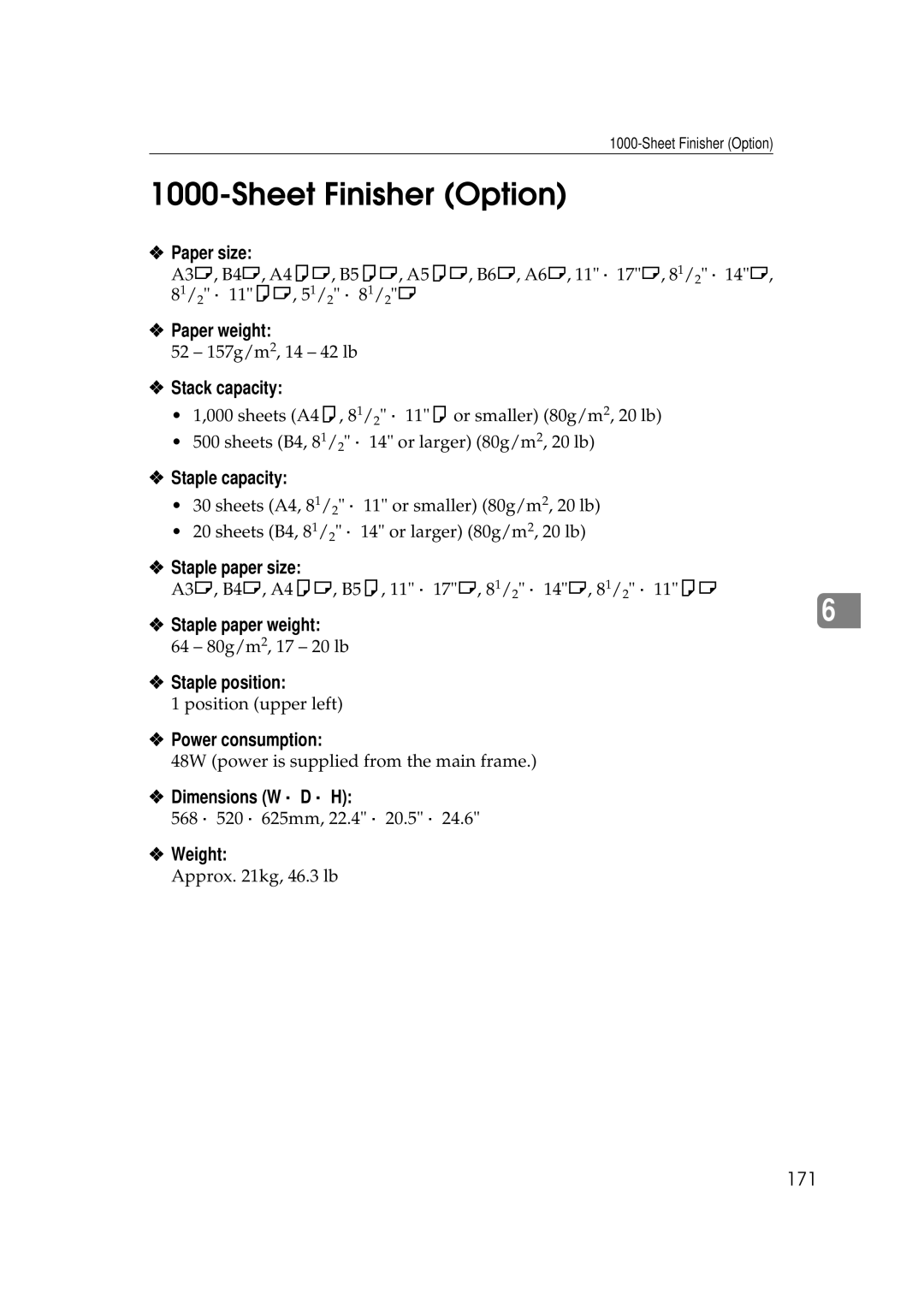 Ricoh 350e, 450e manual Sheet Finisher Option 