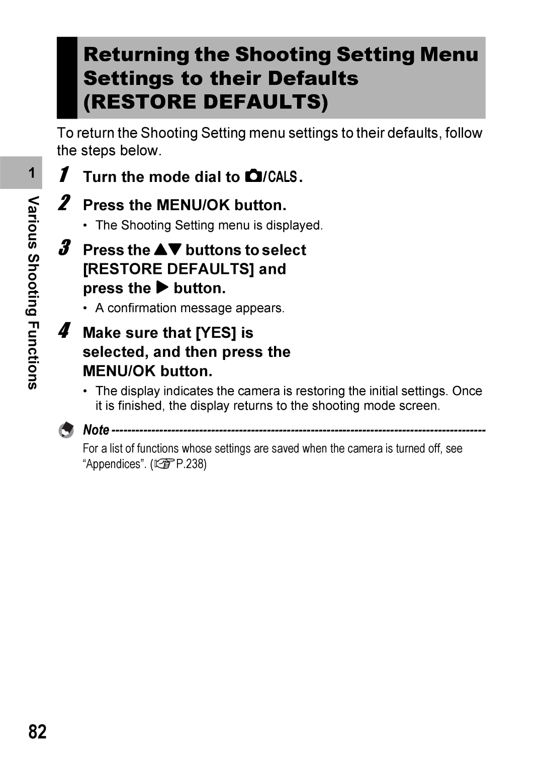 Ricoh 500SE manual Restore Defaults 