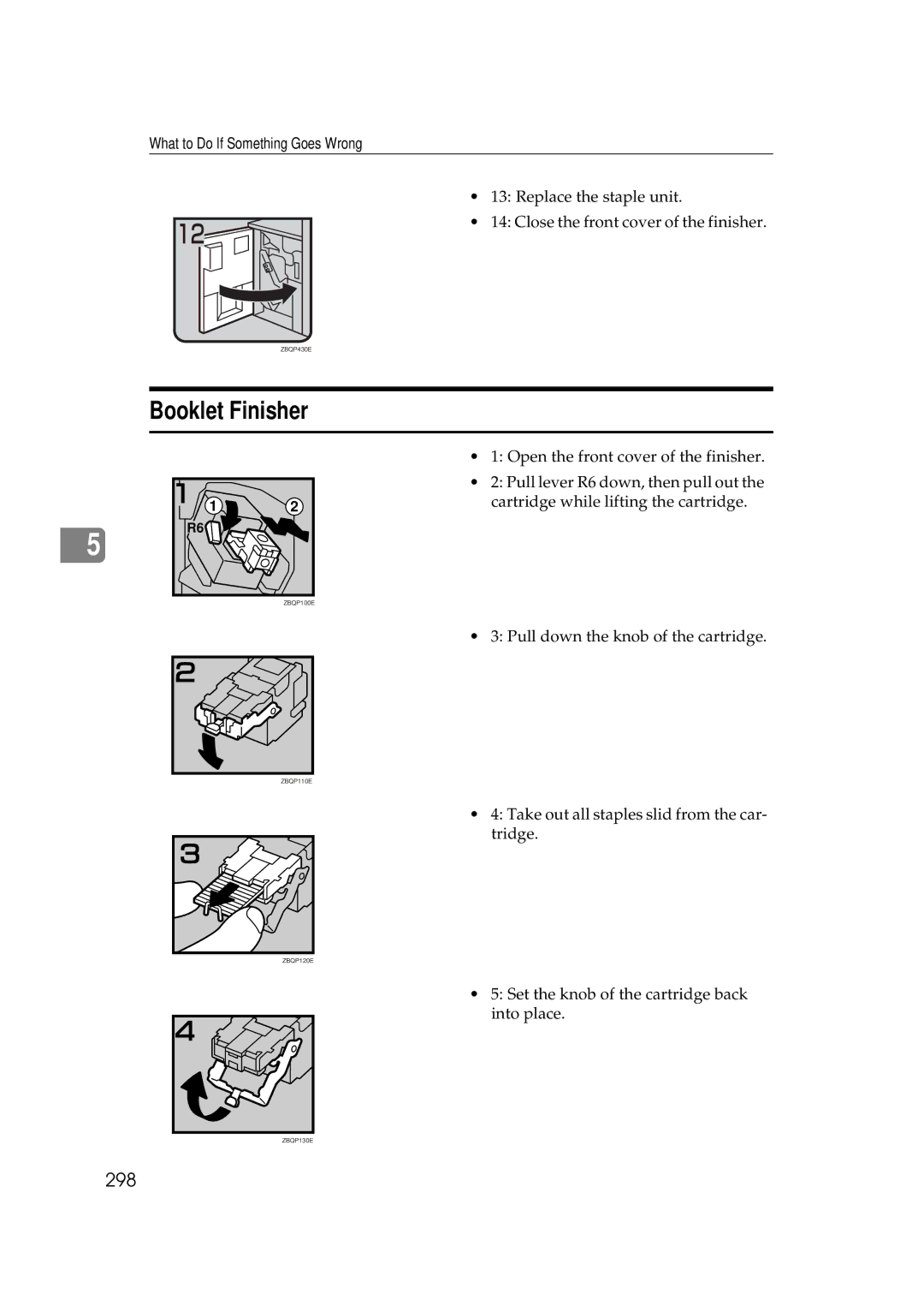 Ricoh 551, 700 manual Booklet Finisher, 298 