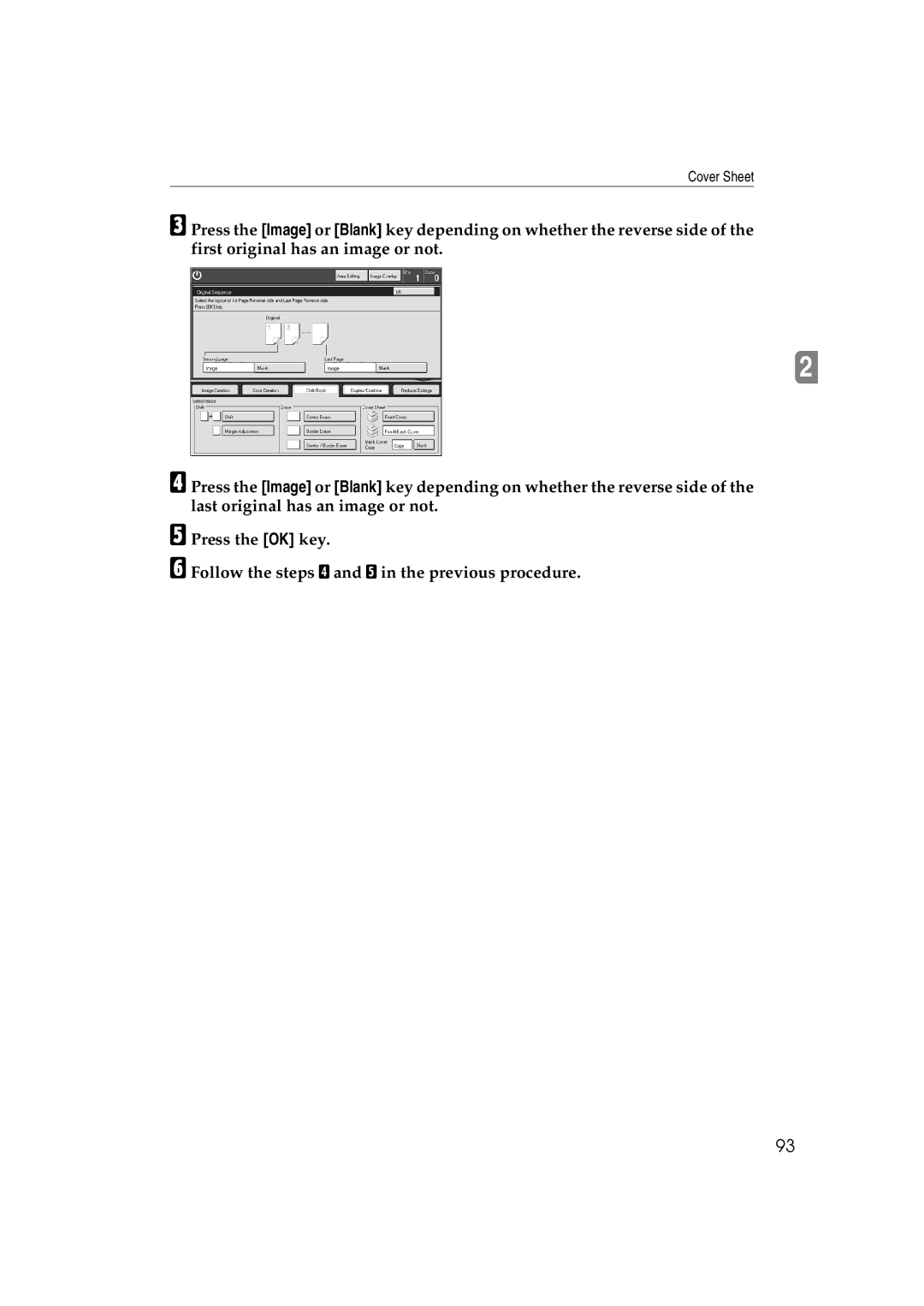 Ricoh 6513 manual Cover Sheet 