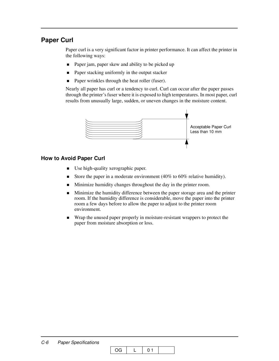 Ricoh 70 manual How to Avoid Paper Curl 