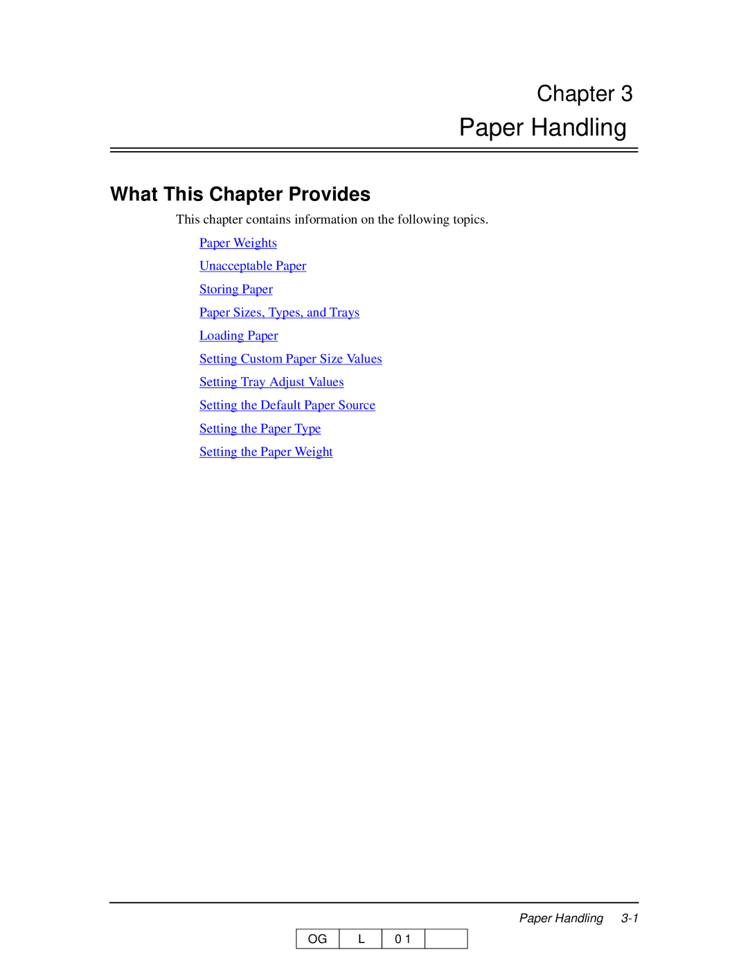 Ricoh 70 manual Paper Handling, What This Chapter Provides 