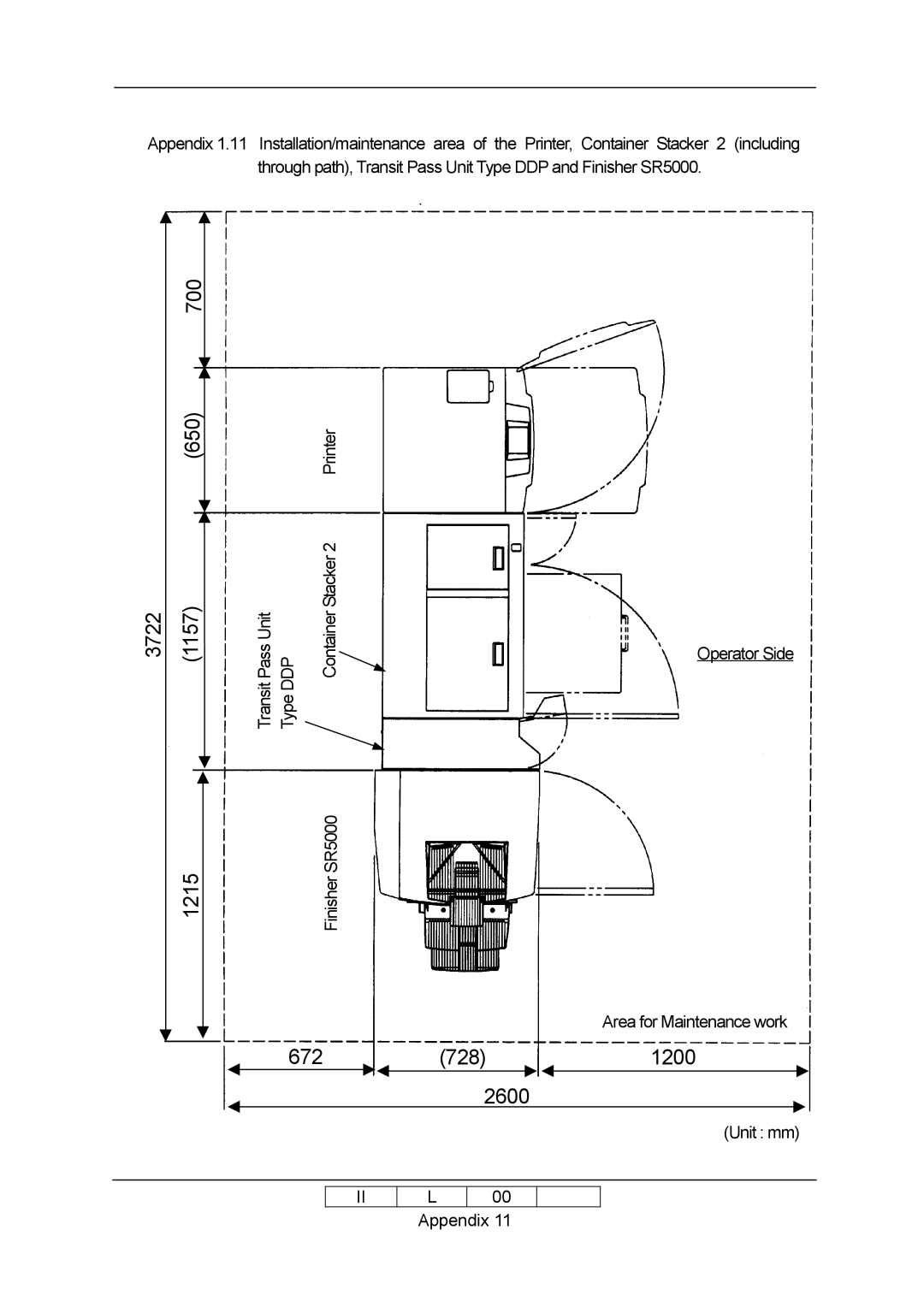 Ricoh 70E installation manual 3722 700 650, 1157 