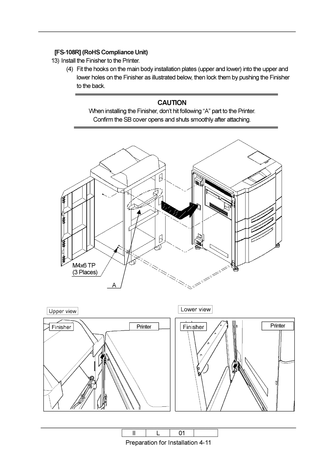 Ricoh 70E installation manual Printer 