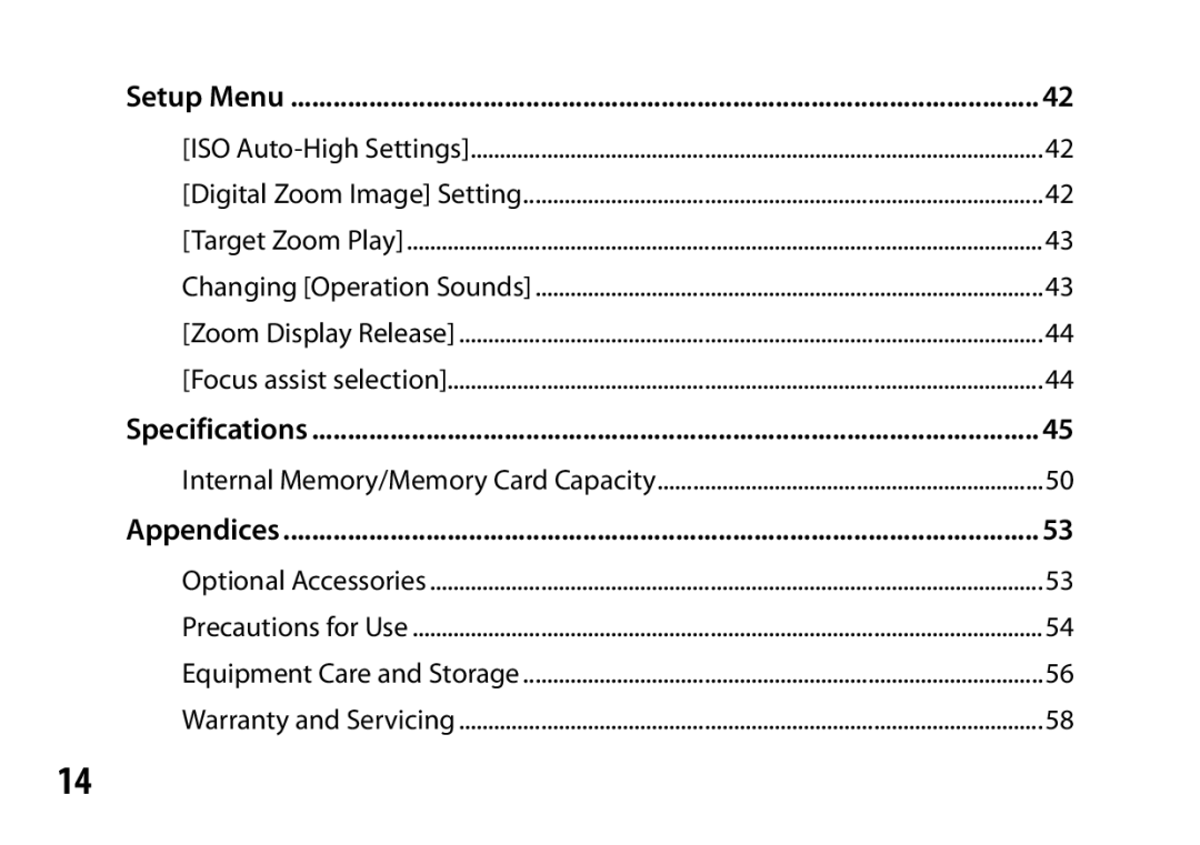 Ricoh A12 instruction manual Specifications 