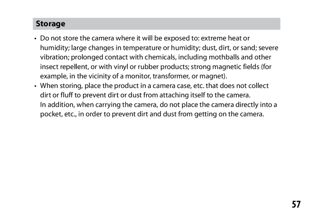 Ricoh A12 instruction manual Storage 