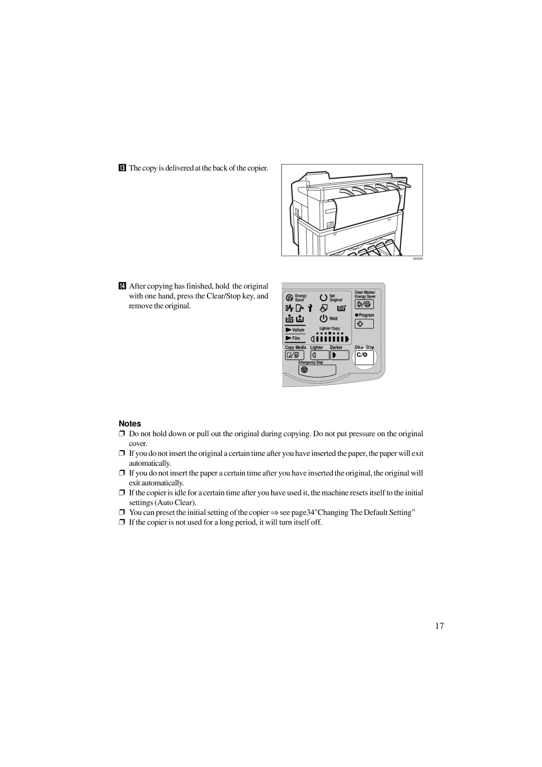 Ricoh A251 manual Copy is delivered at the back of the copier 