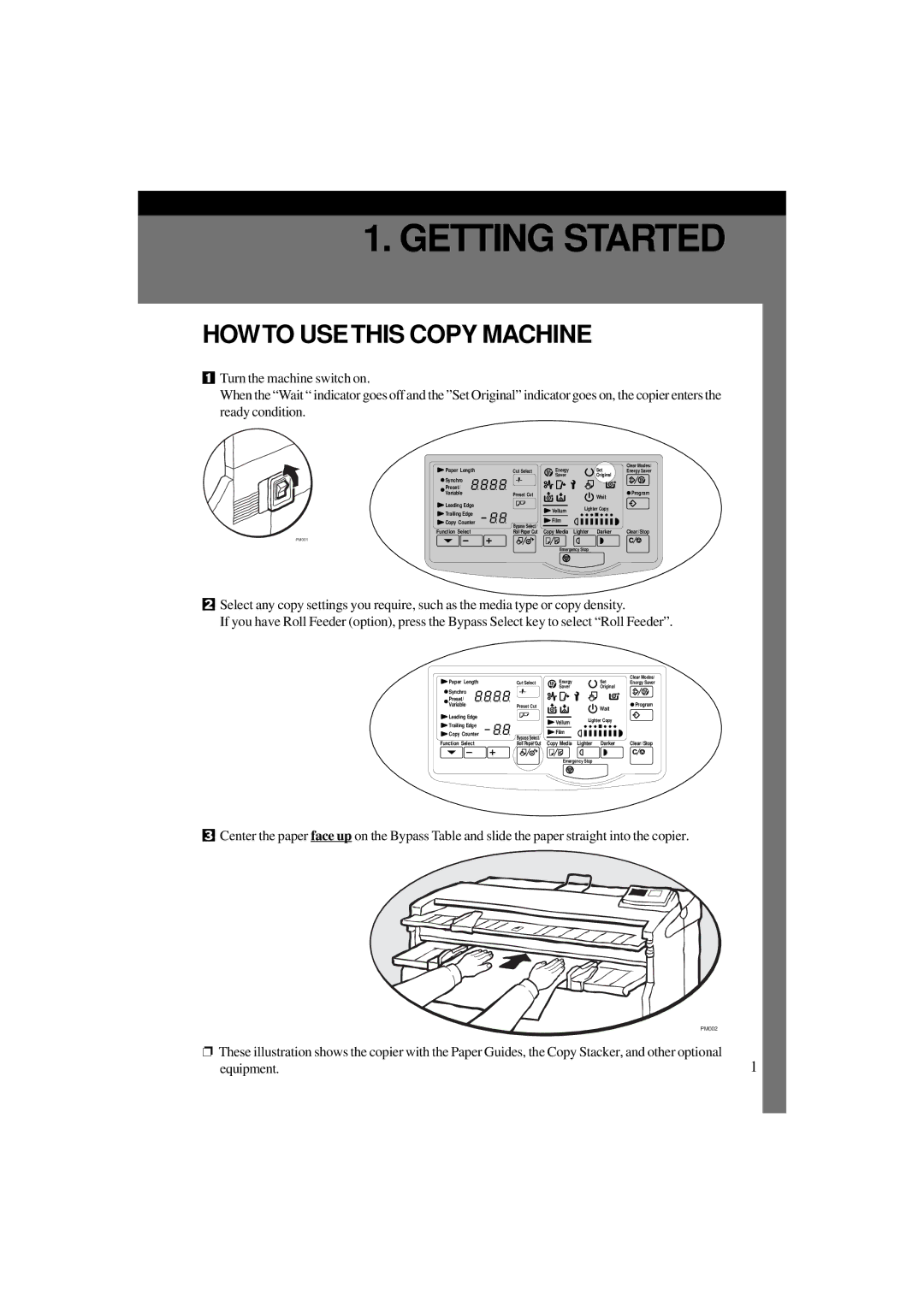 Ricoh A251 manual Synchro 