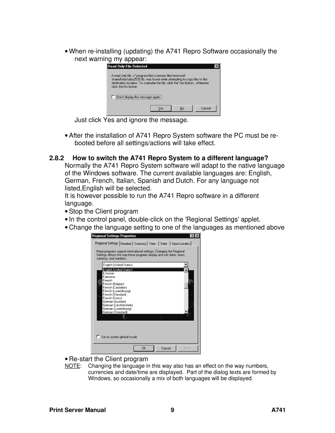 Ricoh manual Print Server Manual A741 