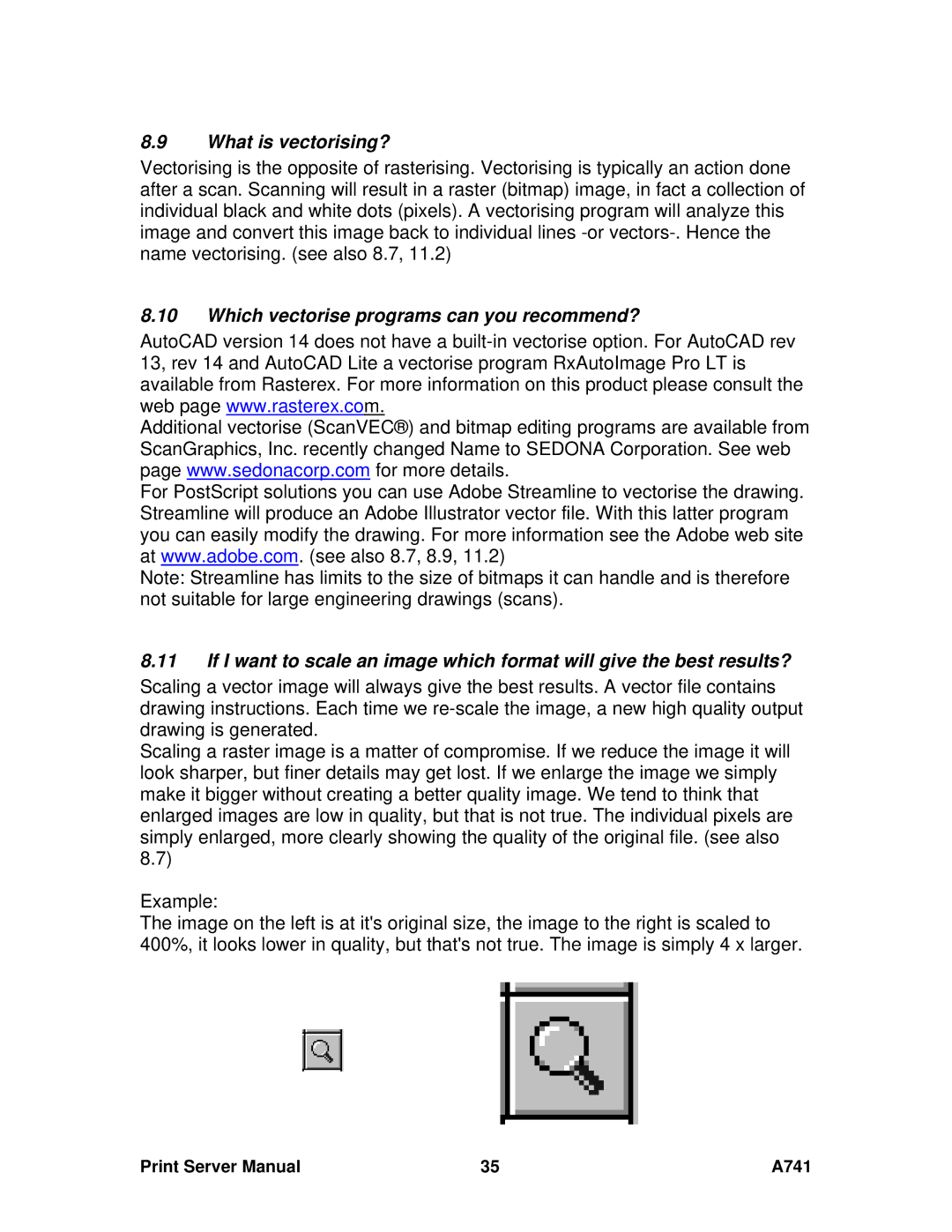 Ricoh A741 manual What is vectorising? 