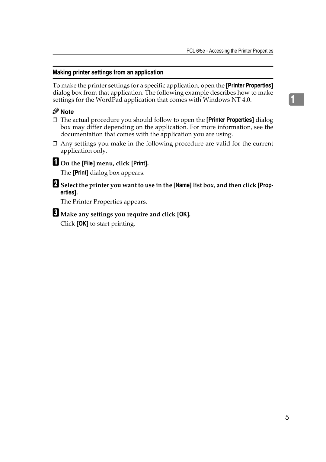 Ricoh AP2610N setup guide Click OK to start printing 