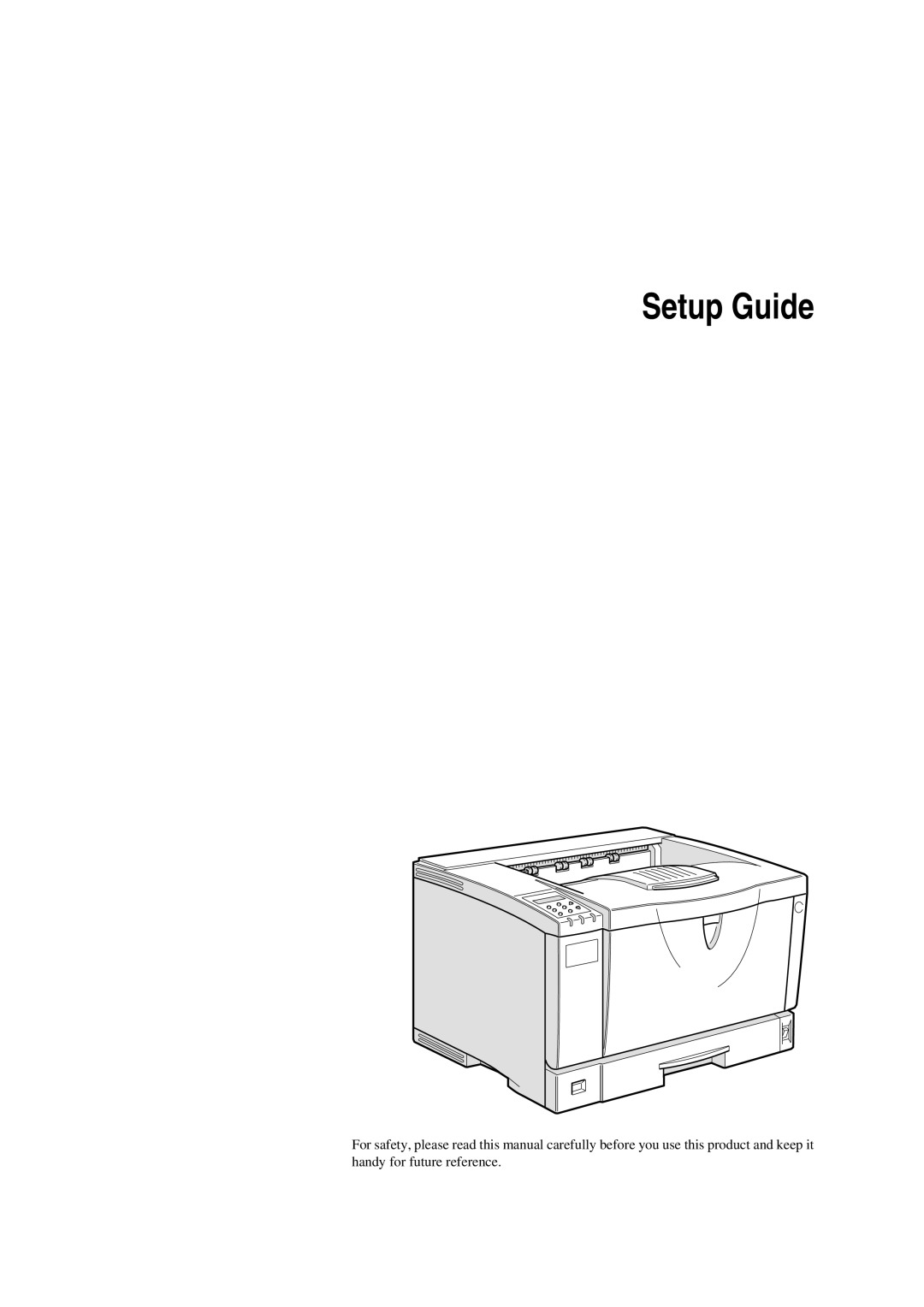 Ricoh AP2610N setup guide Setup Guide 