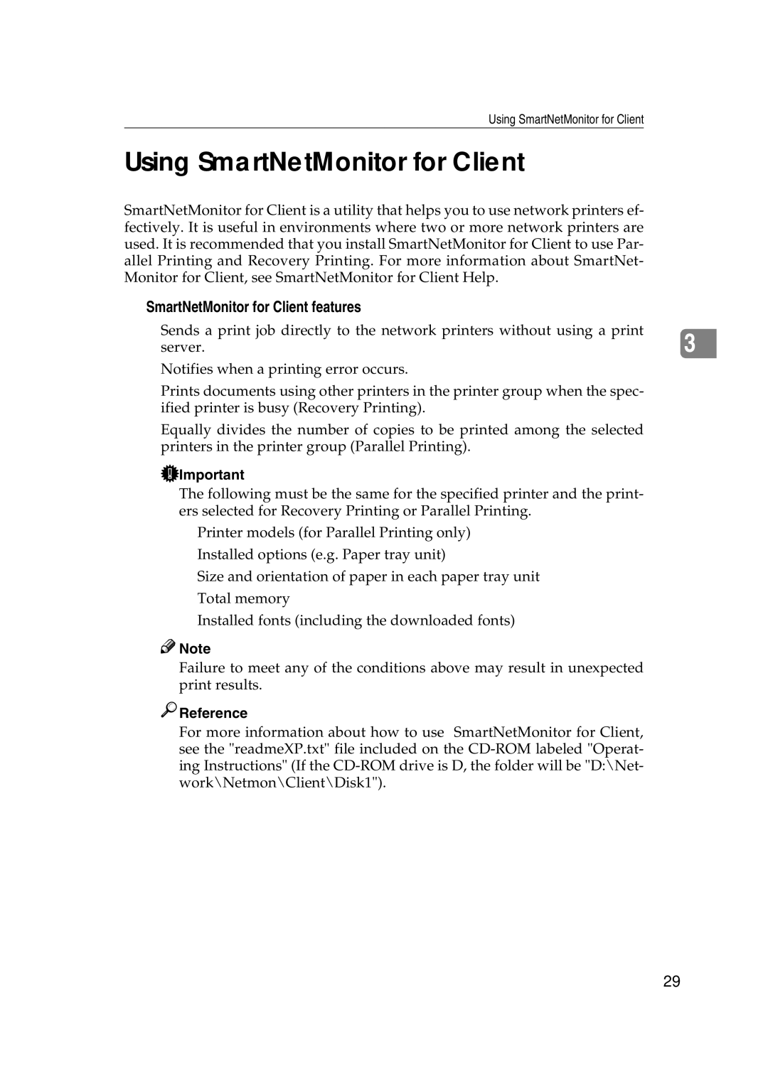 Ricoh AP2610N setup guide Using SmartNetMonitor for Client 