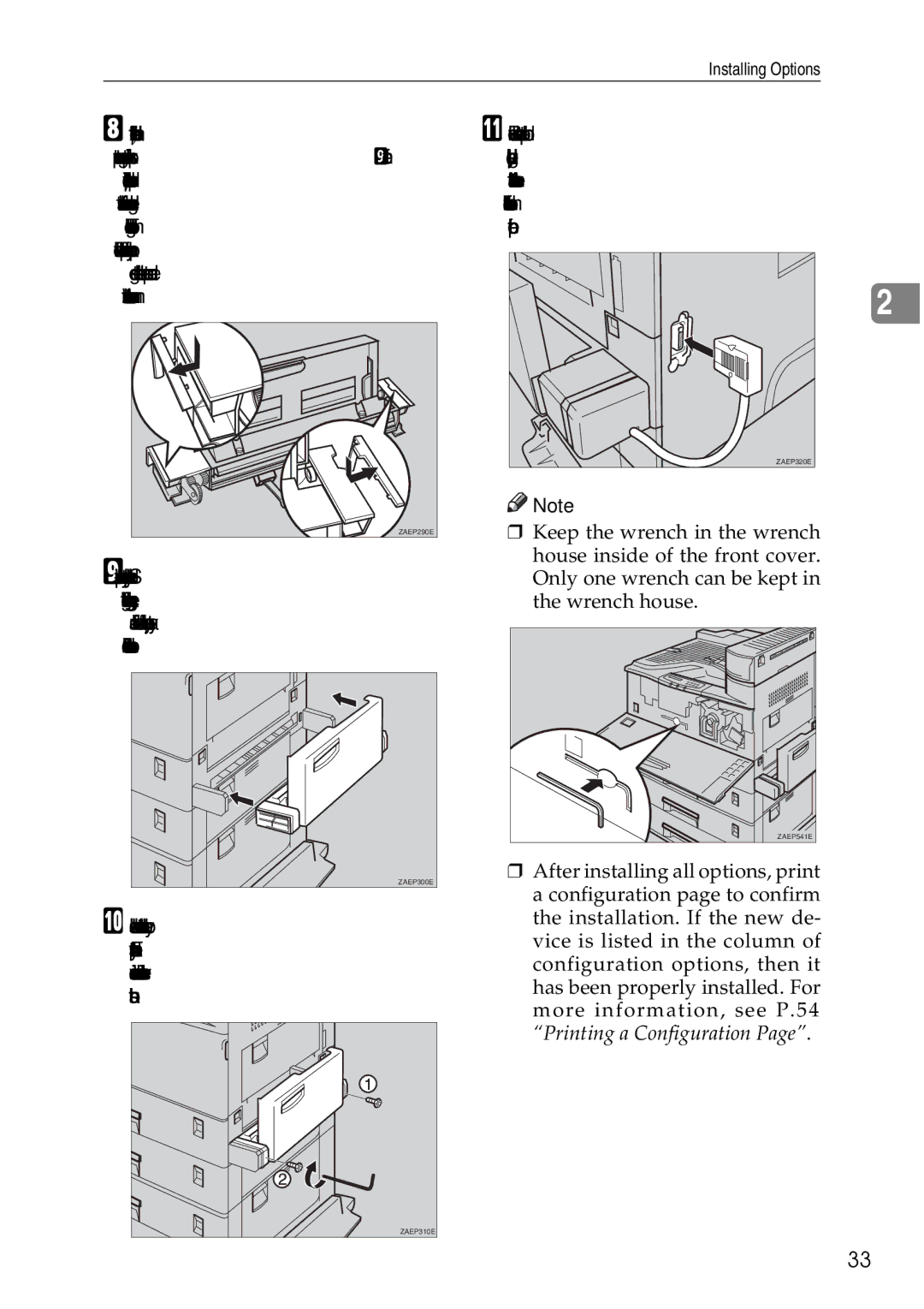 Ricoh AP3200 setup guide ZAEP290E 