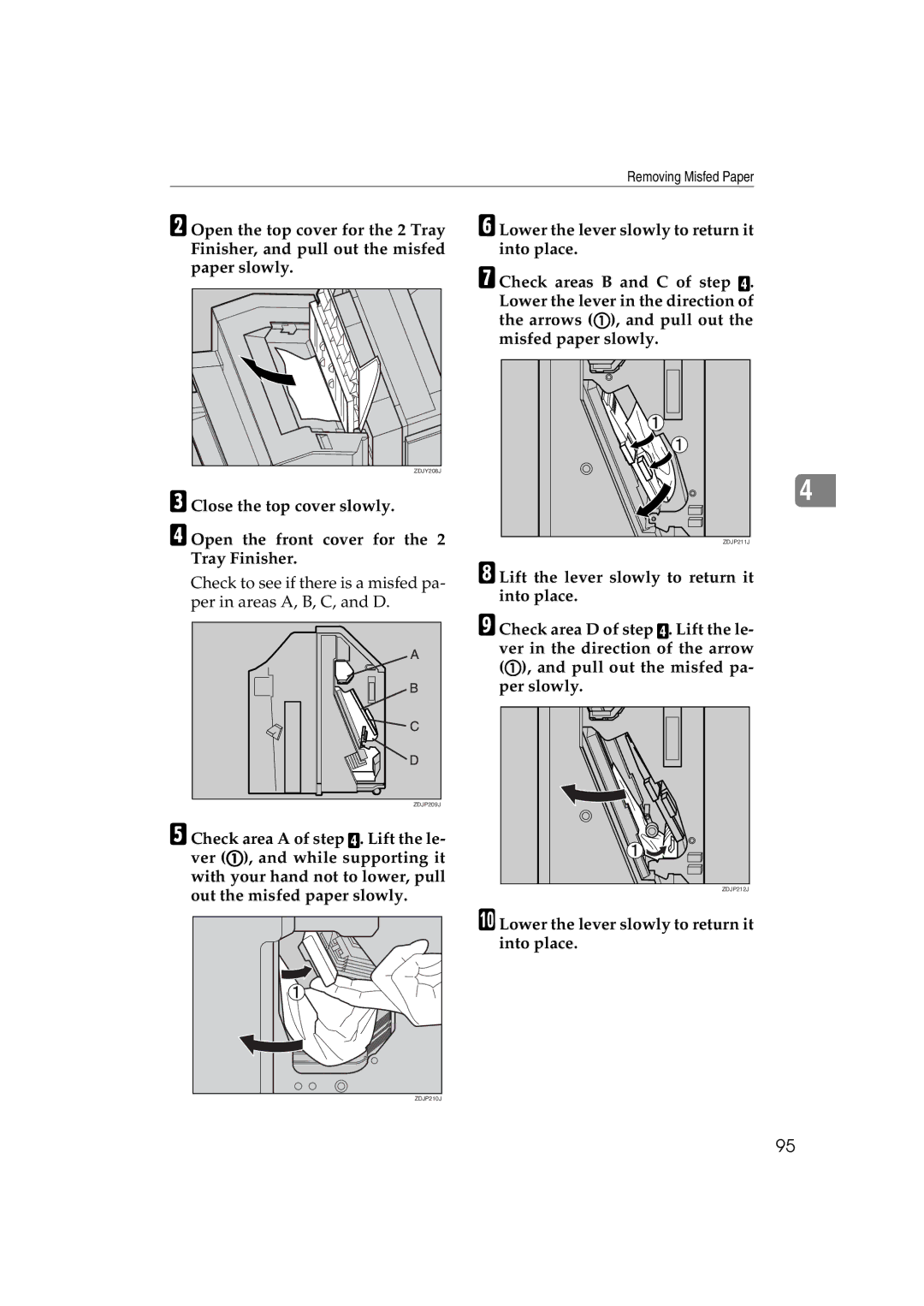 Ricoh AP3800C operating instructions ZDJY208J 