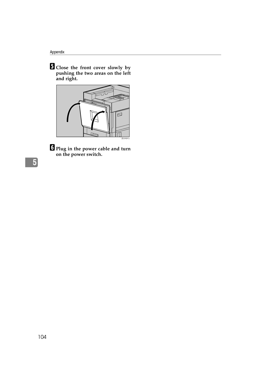 Ricoh AP3800C operating instructions 104 