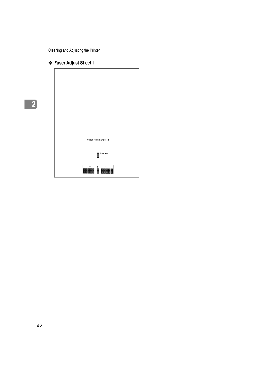 Ricoh AP3800C operating instructions Fuser Adjust Sheet 