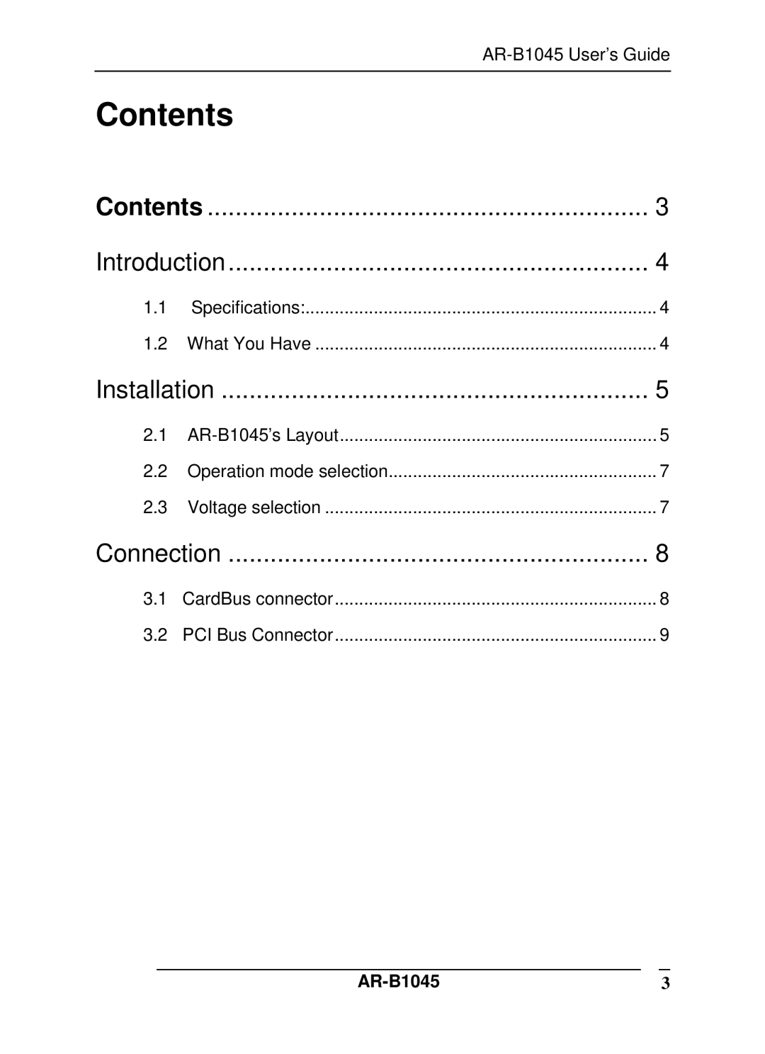 Ricoh AR-B1045 manual Contents 