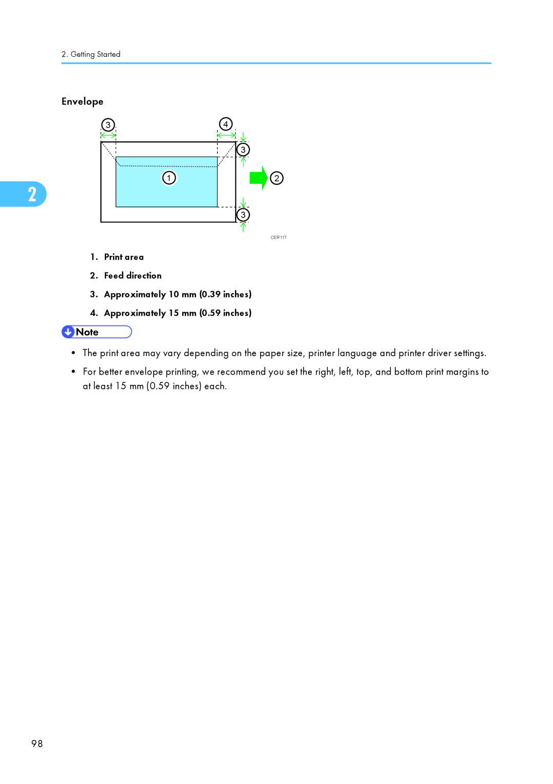 Ricoh C242SF, SP C240SF operating instructions CER117 