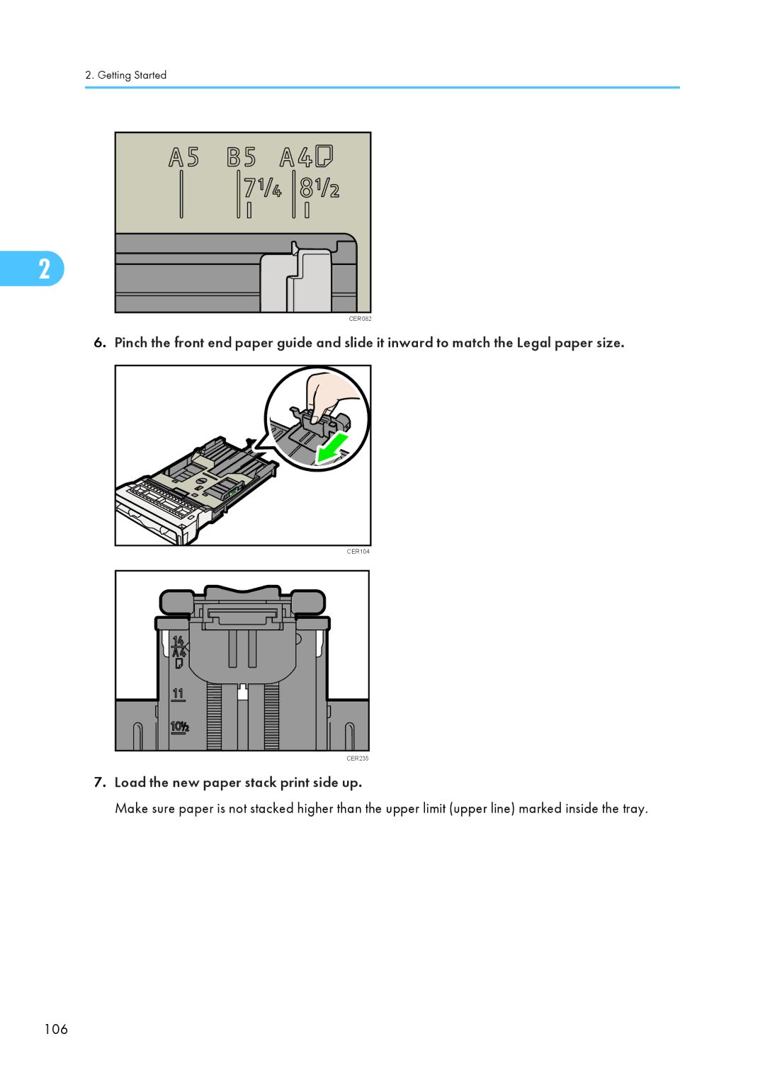 Ricoh C242SF, SP C240SF operating instructions CER104 