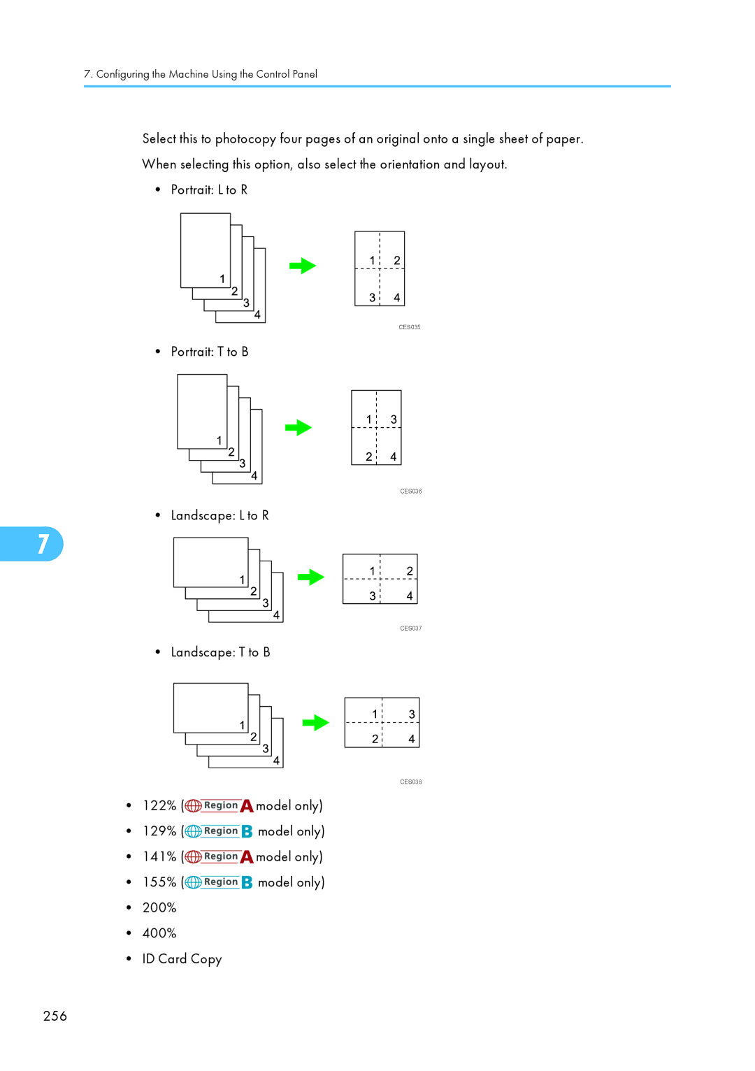 Ricoh C242SF, SP C240SF operating instructions 256 