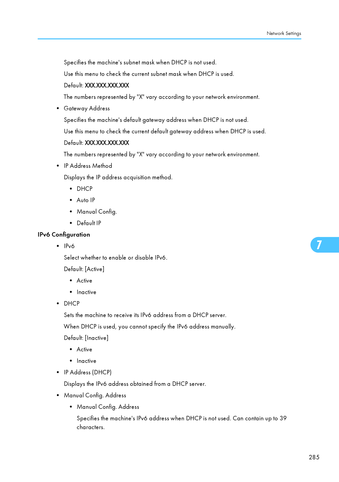 Ricoh SP C240SF, C242SF operating instructions Default 