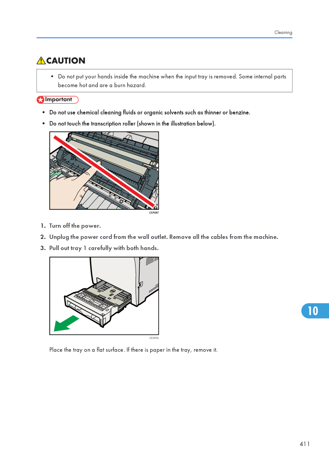 Ricoh SP C240SF, C242SF operating instructions CES059 