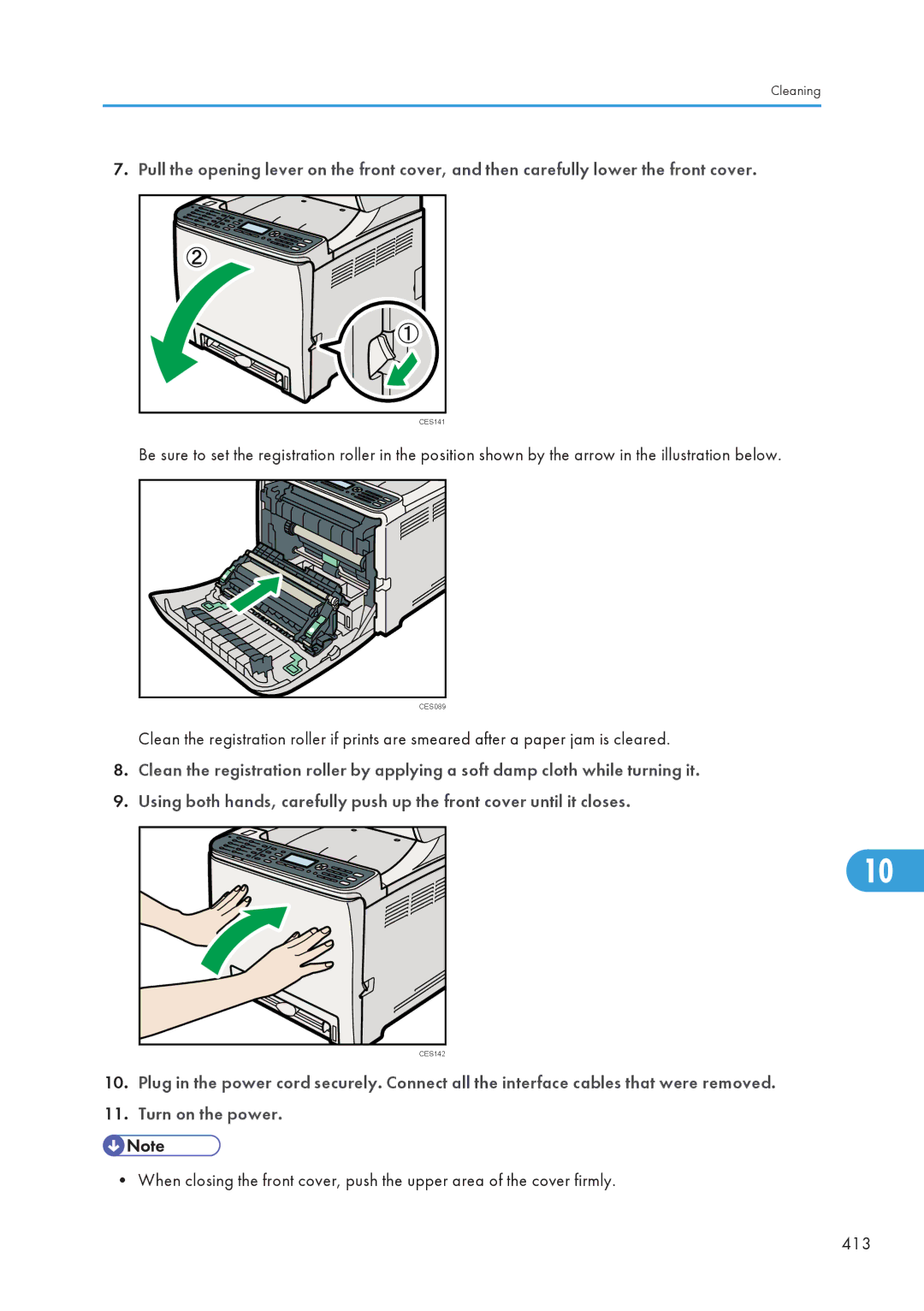 Ricoh SP C240SF, C242SF operating instructions CES089 