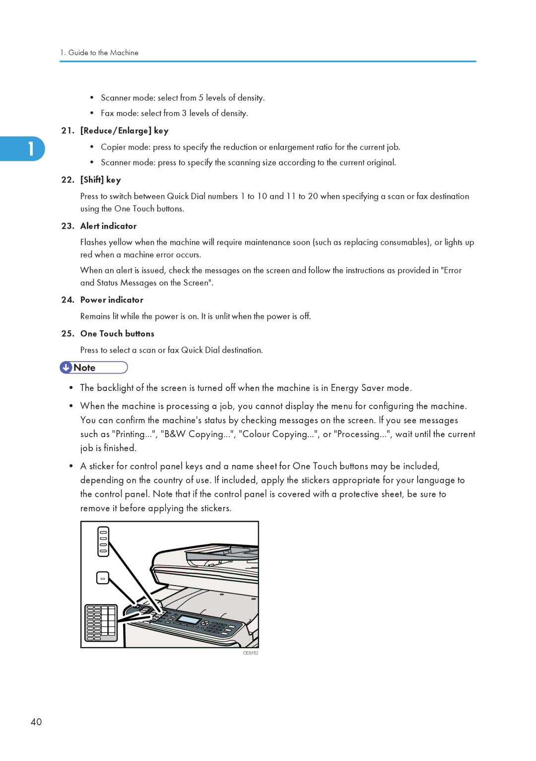 Ricoh C242SF, SP C240SF operating instructions CES152 