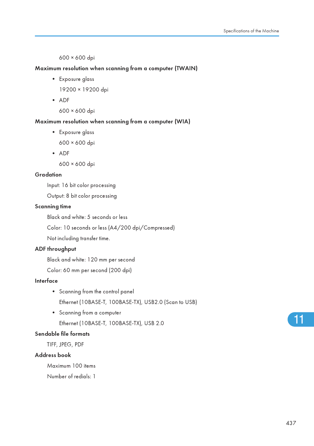 Ricoh SP C240SF, C242SF operating instructions Adf 