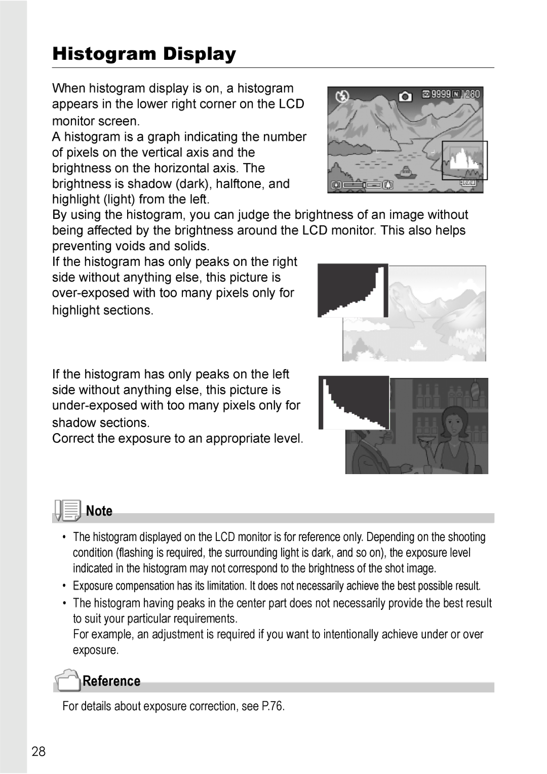 Ricoh Caplio R2 manual Histogram Display 