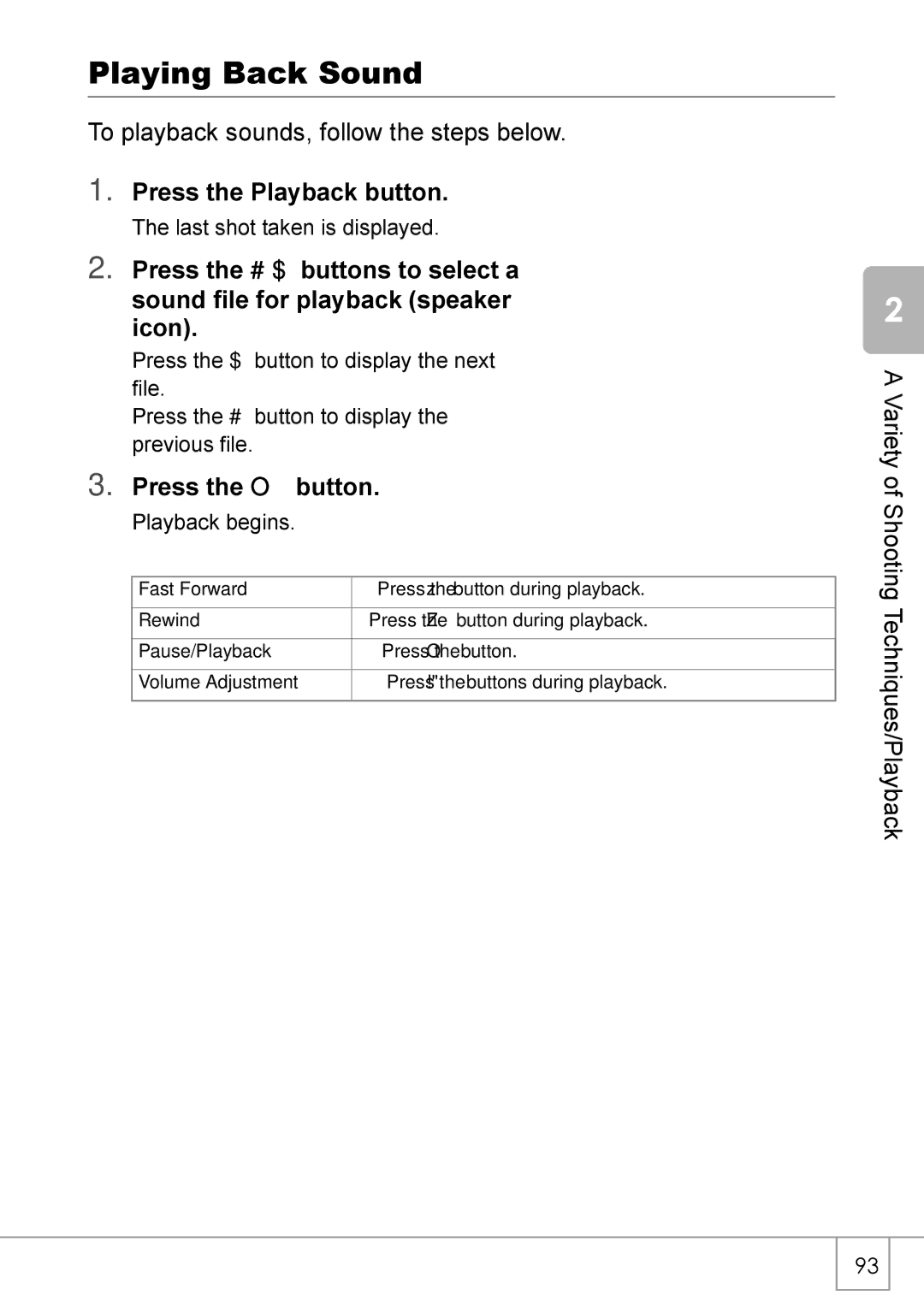 Ricoh Caplio R2 manual Playing Back Sound, Playback begins 