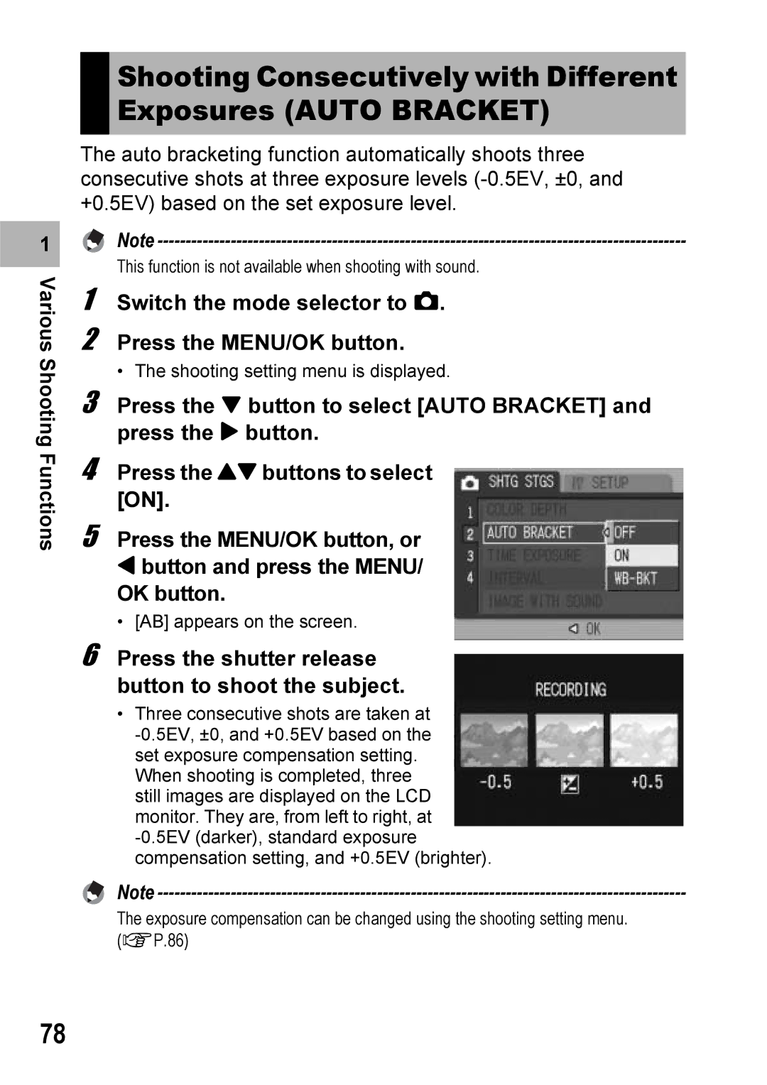 Ricoh Caplio R6 manual Press the shutter release button to shoot the subject 