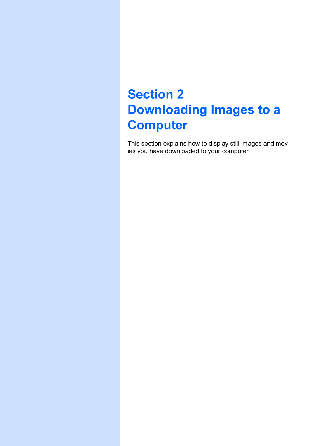 Ricoh Caplio RX operation manual Section Downloading Images to a Computer 