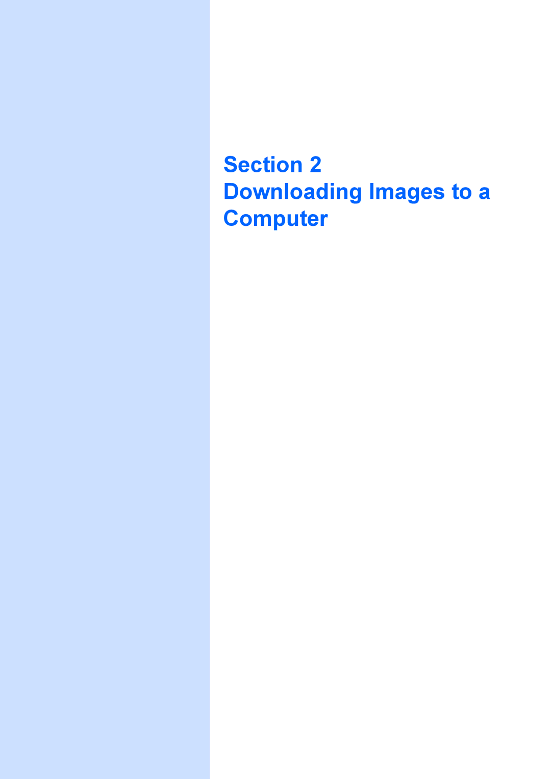 Ricoh Caplio RX operation manual Section Downloading Images to a Computer 