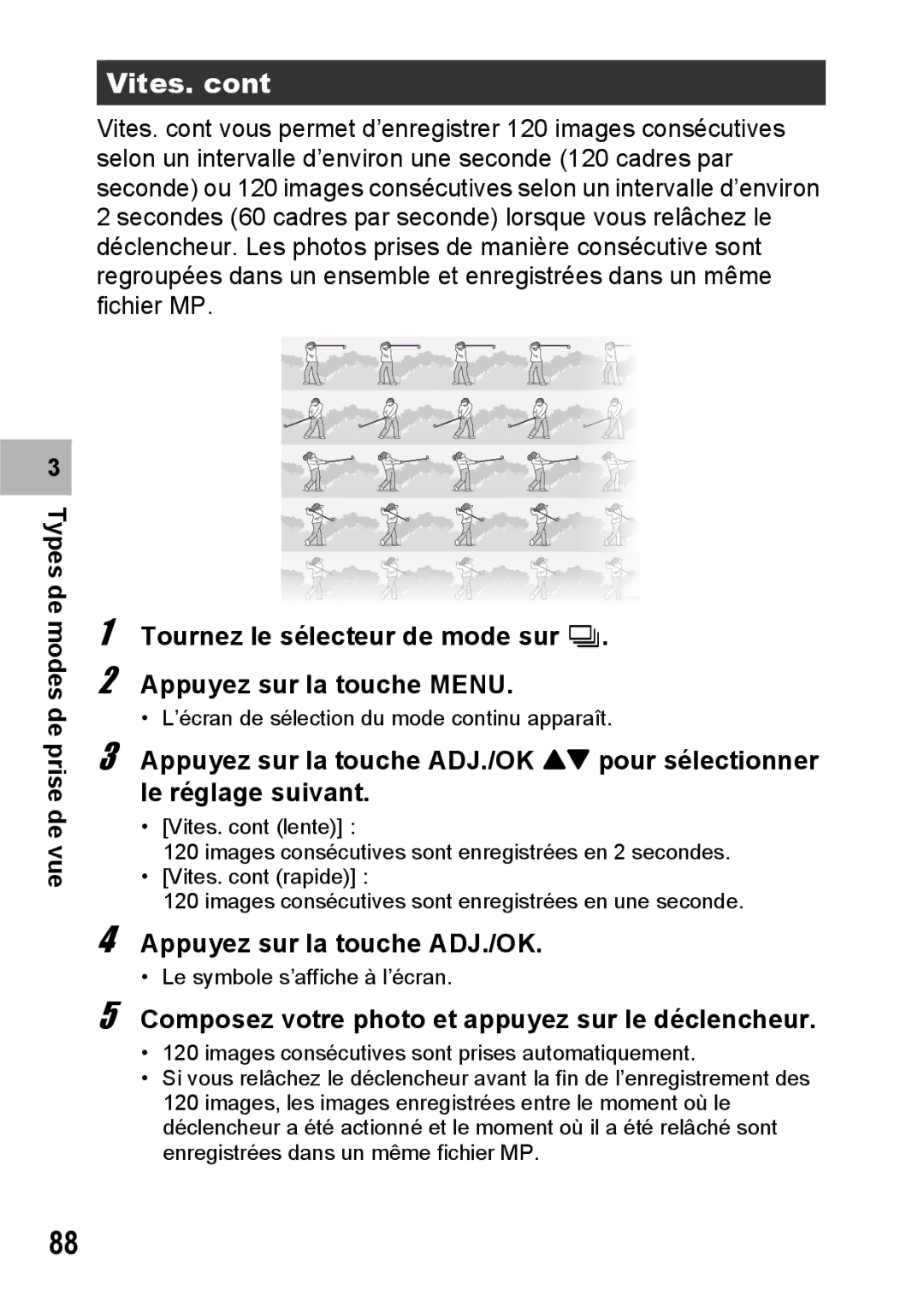 Ricoh CX1 manual Vites, Composez votre photo et appuyez sur le déclencheur 