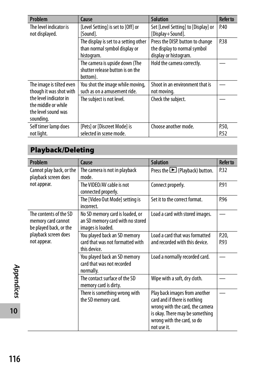 Ricoh CX3 manual 116, Playback/Deleting 