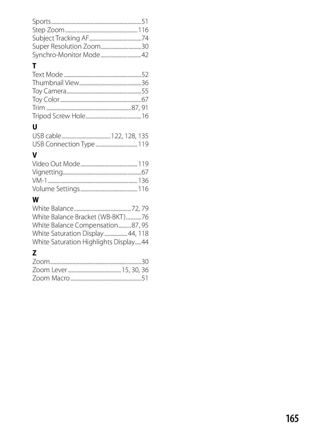 Ricoh CX6 manual 165, 136, 15, 30 