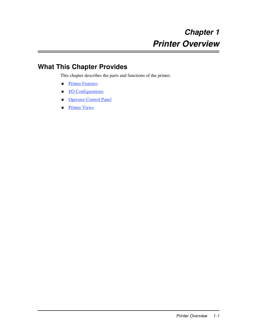 Ricoh DDP 92, DDP 70e manual Printer Overview, What This Chapter Provides 