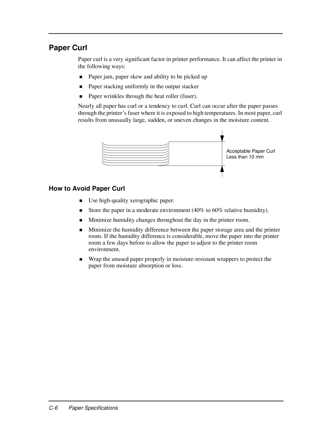 Ricoh DDP 70e, DDP 92 manual How to Avoid Paper Curl 