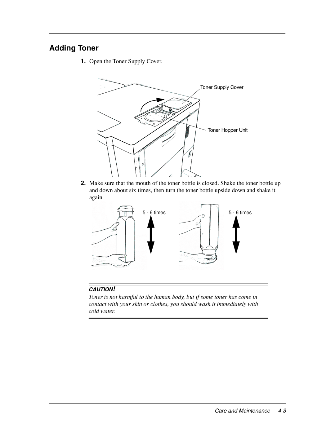 Ricoh DDP 92, DDP 70e manual Adding Toner 