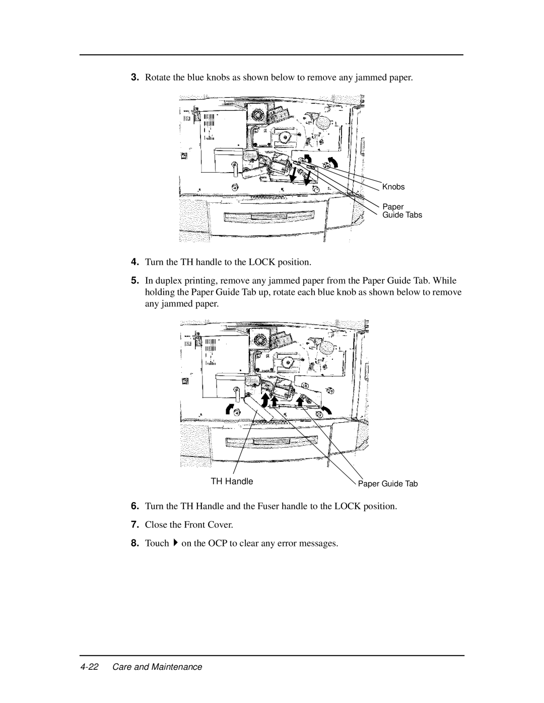 Ricoh DDP 70e, DDP 92 manual Knobs Paper Guide Tabs 